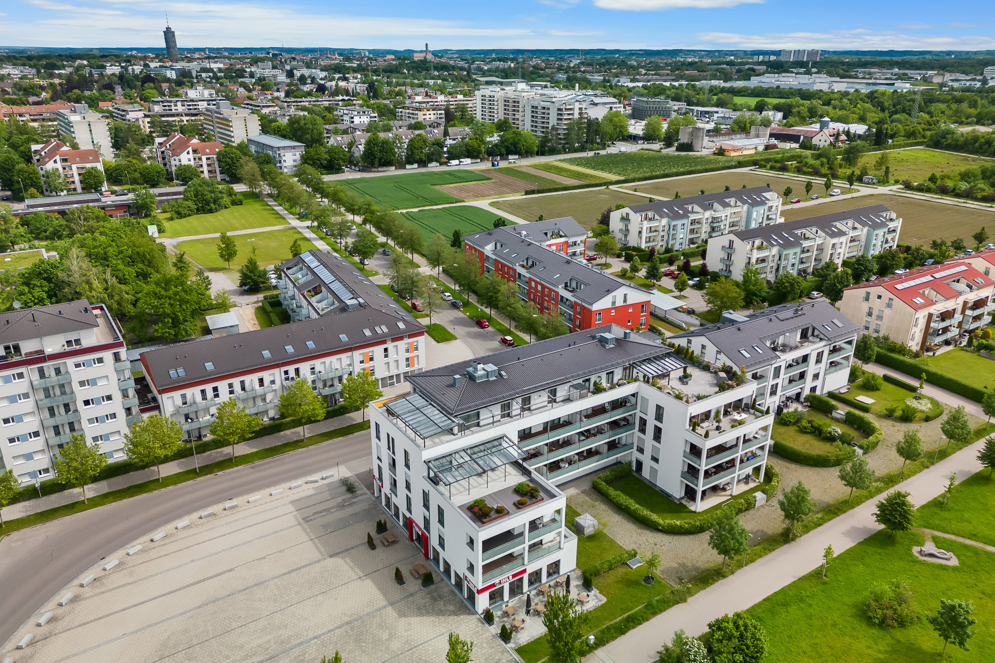 Drohnenfotografie f&uuml;r Bautr&auml;ger