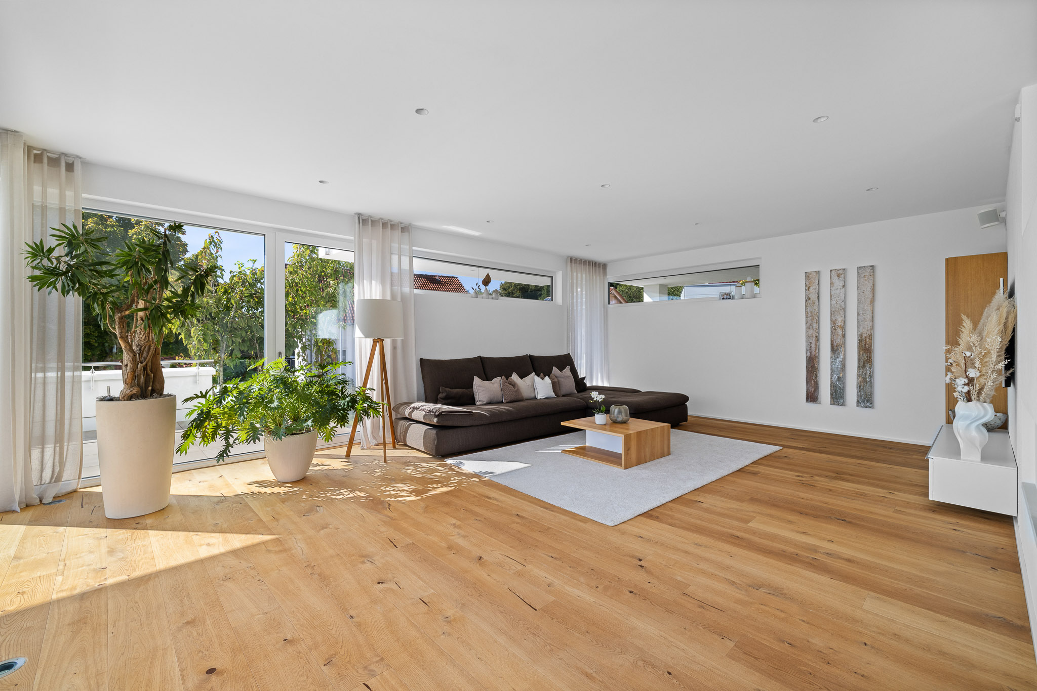 Immobilienfotografie moderne Villa in Hanglage